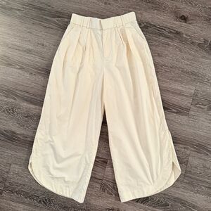 Mare Mare Anthropologie Curved Hem Chino Cropped Pants